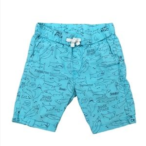 H&M Shark Attack Boys Shorts 4-5Yrs